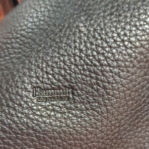 Hammitt Black Pebbled Leather Bag with Matte Finish